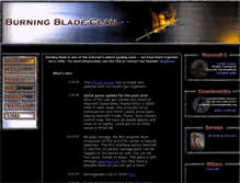 Tablet Screenshot of burningblade.org